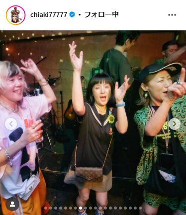 千秋のインスタグラムから