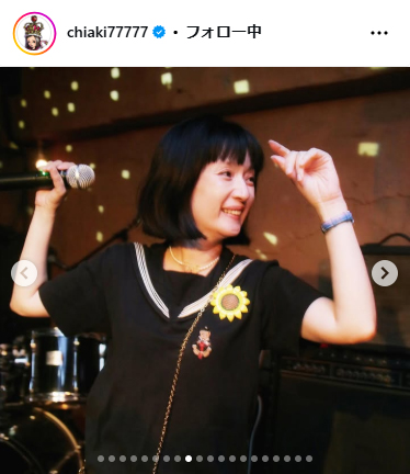 千秋のインスタグラムから