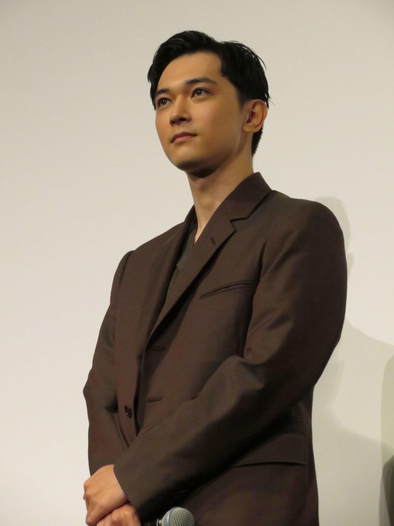 映画「国宝」特大ヒット記念舞台あいさつに登壇した吉沢亮（撮影・村上幸将）