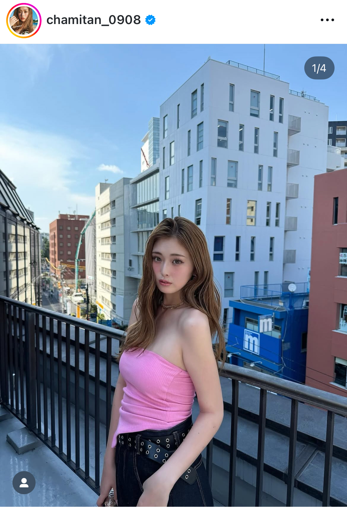 ゆうちゃみのインスタグラムから