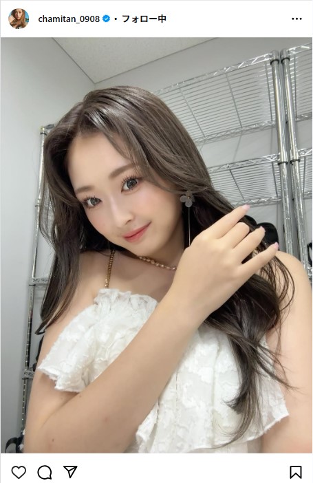 ゆうちゃみのインスタグラムから