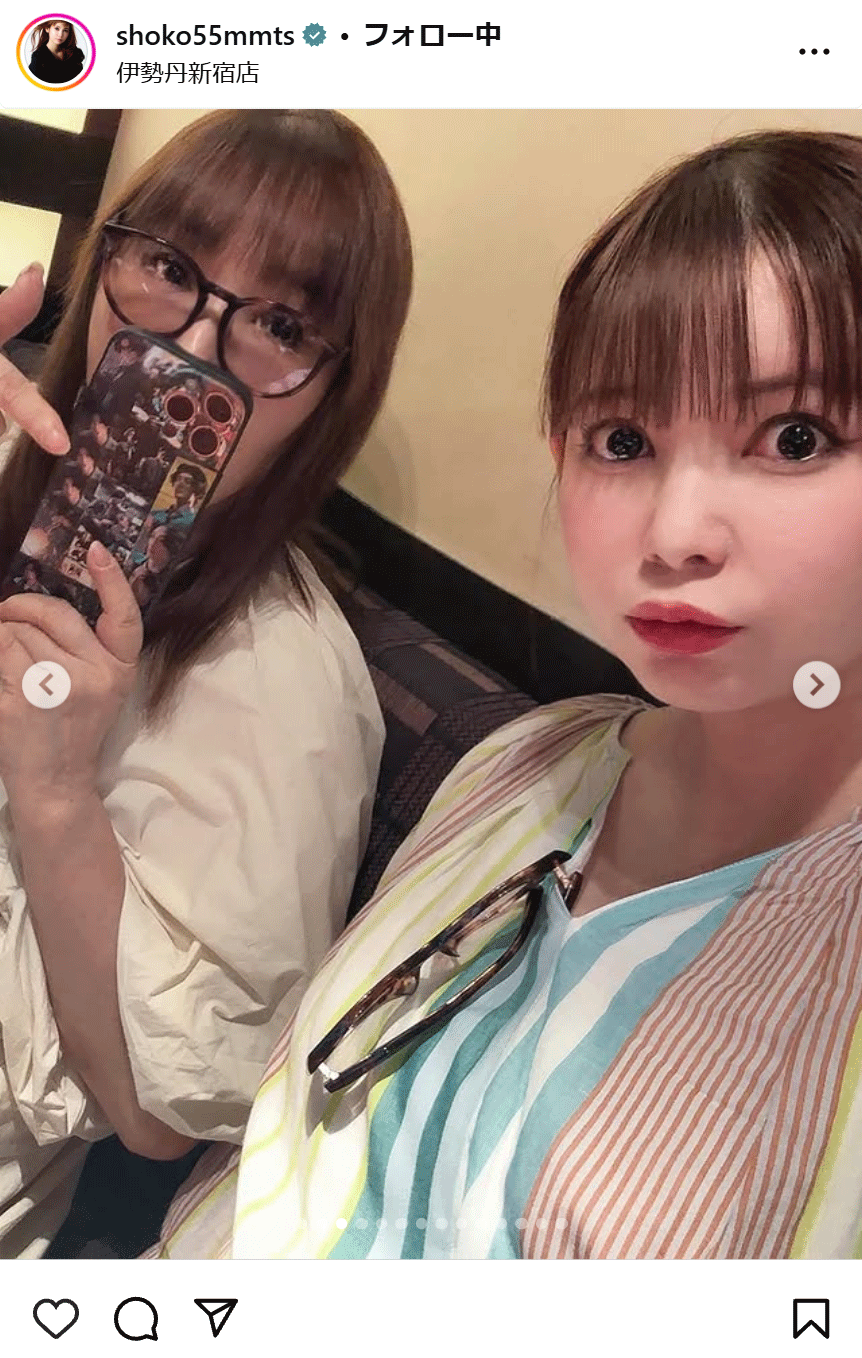 中川翔子のインスタグラムから