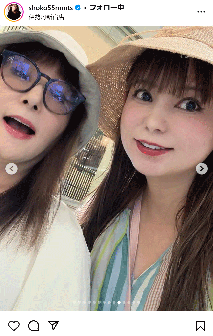 中川翔子のインスタグラムから