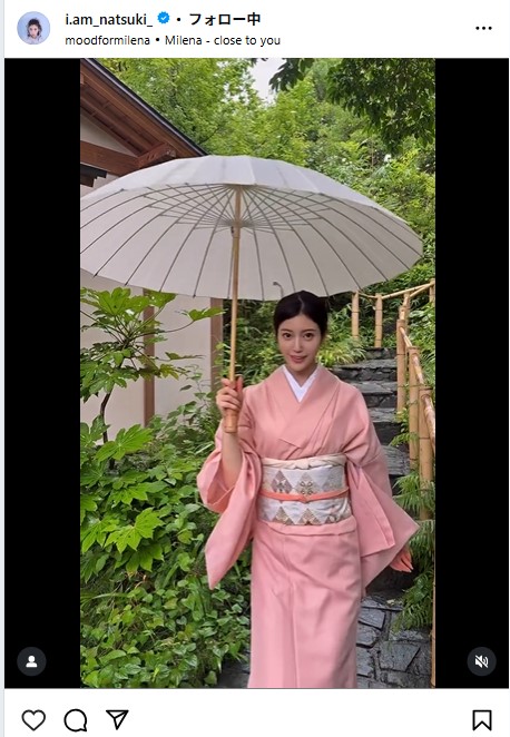 阿部なつきのインスタグラムから