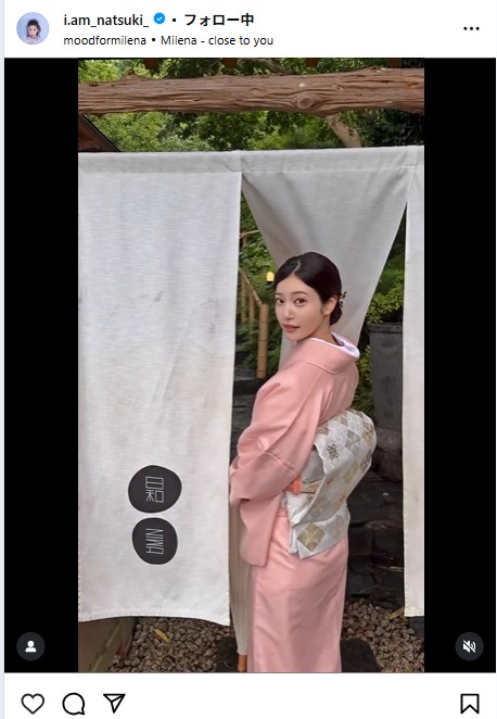 阿部なつきのインスタグラムから