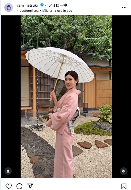 阿部なつきのインスタグラムから