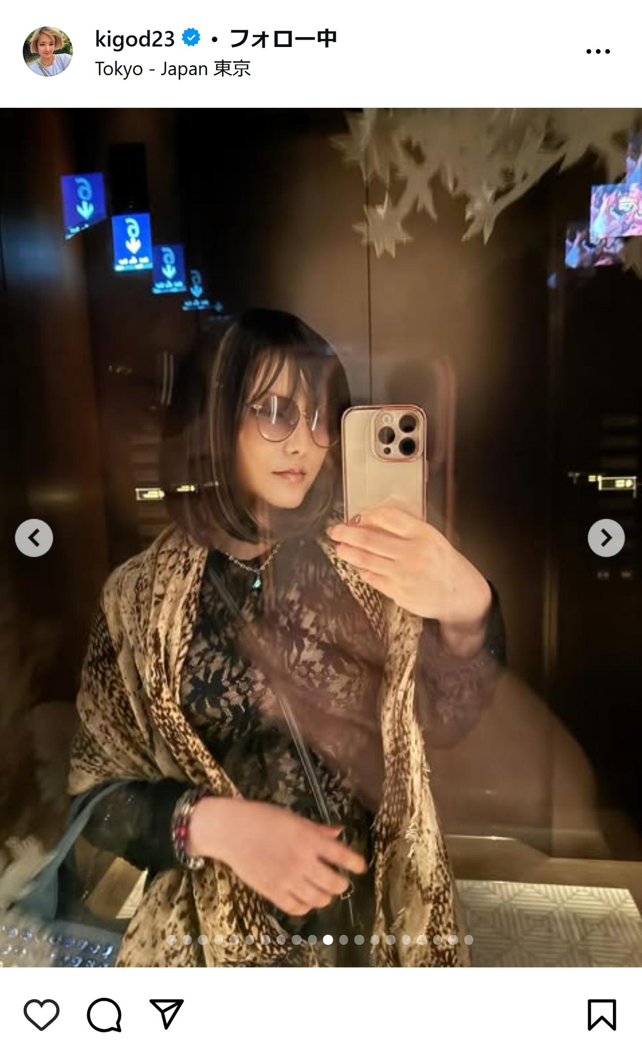 希良梨さんのインスタグラムから