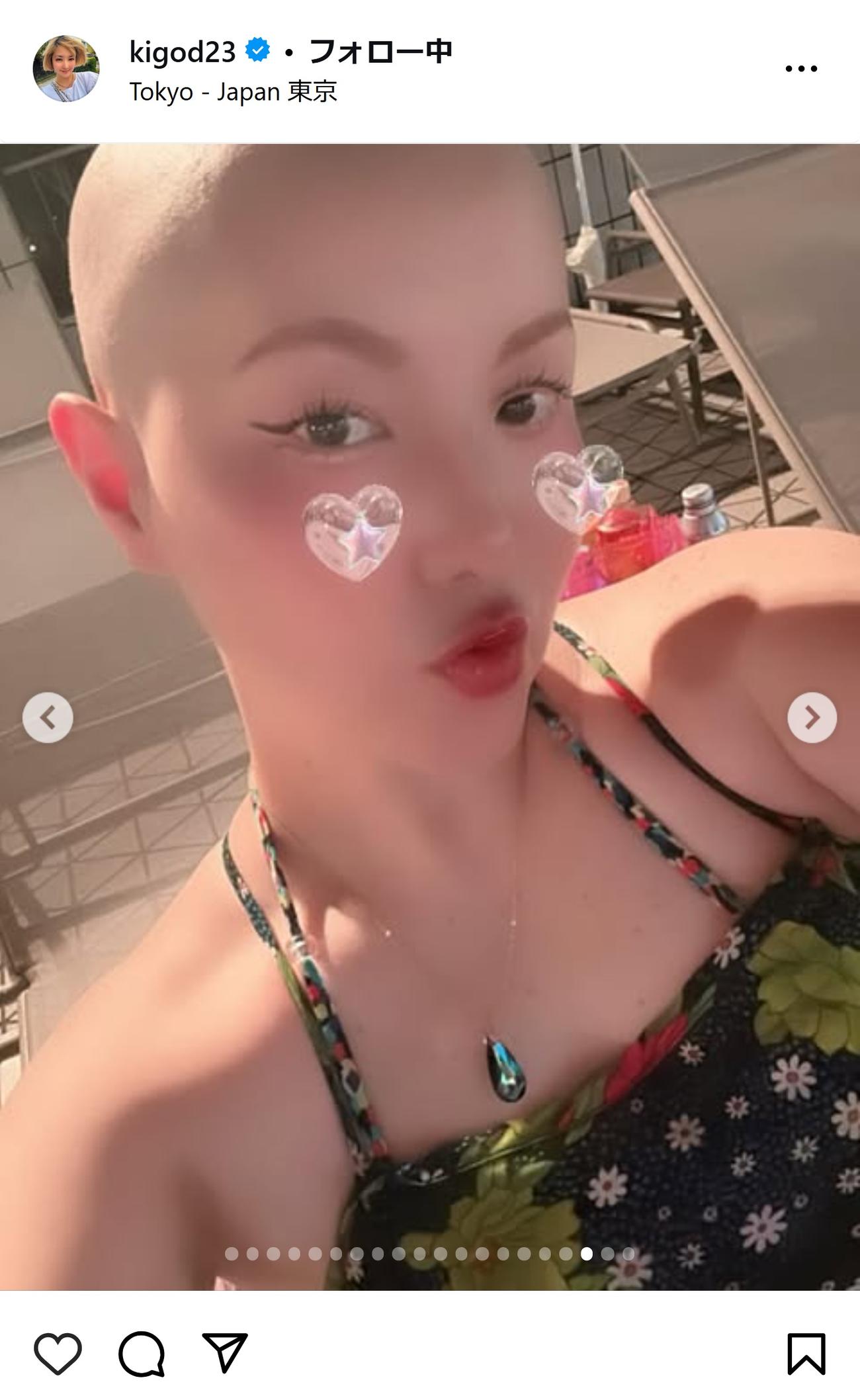 希良梨さんのインスタグラムから