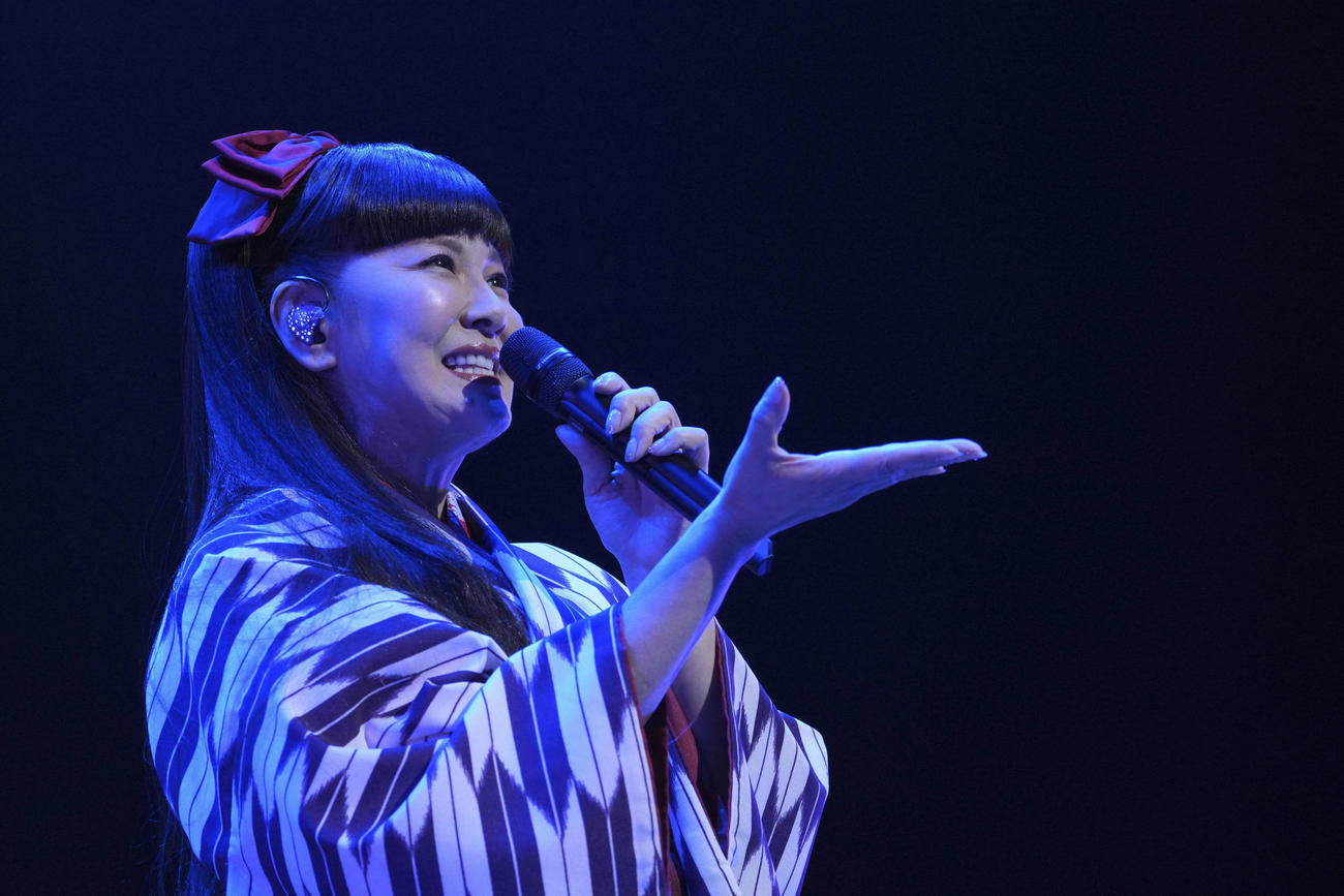 デビュー40周年記念ツアーの初日公演を行った南野陽子（C）HIRO EDWARD SATO