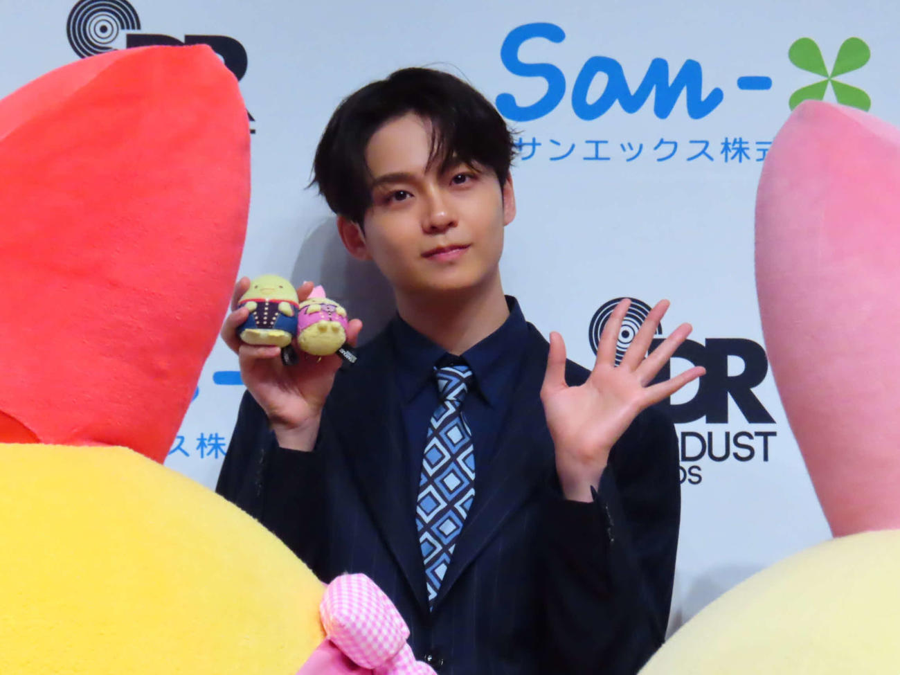 株式会社SDR（スターダストレコード）「しっぽず」所属記者発表会に出席したONE N’　ONLY・REI