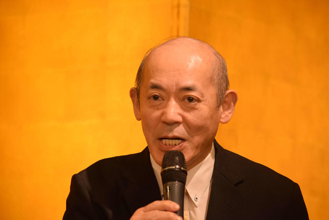「大阪は踊る！」の取材会に出席した曽我廼家寛太郎（撮影・阪口孝志）