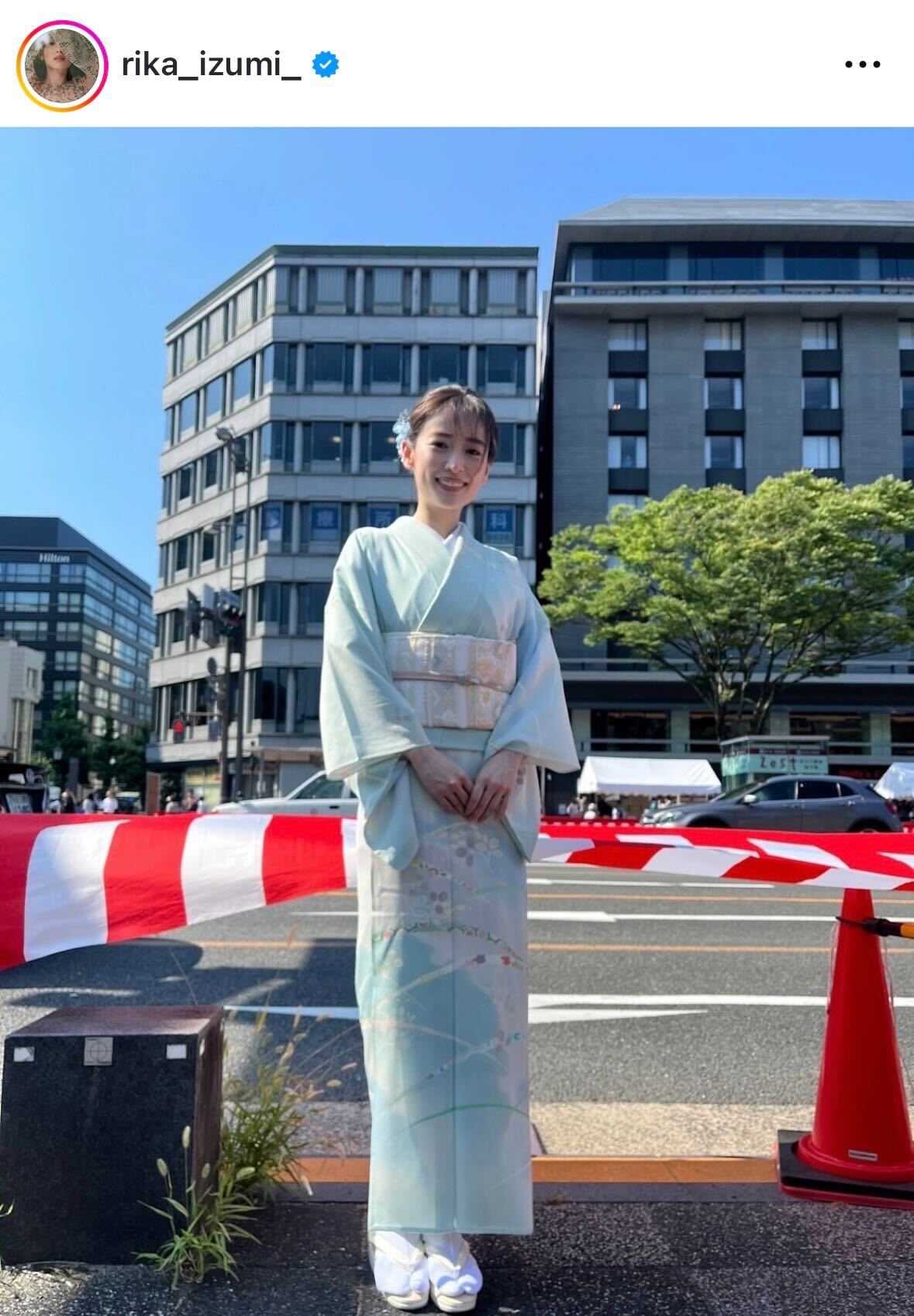 泉里香のインスタグラムから