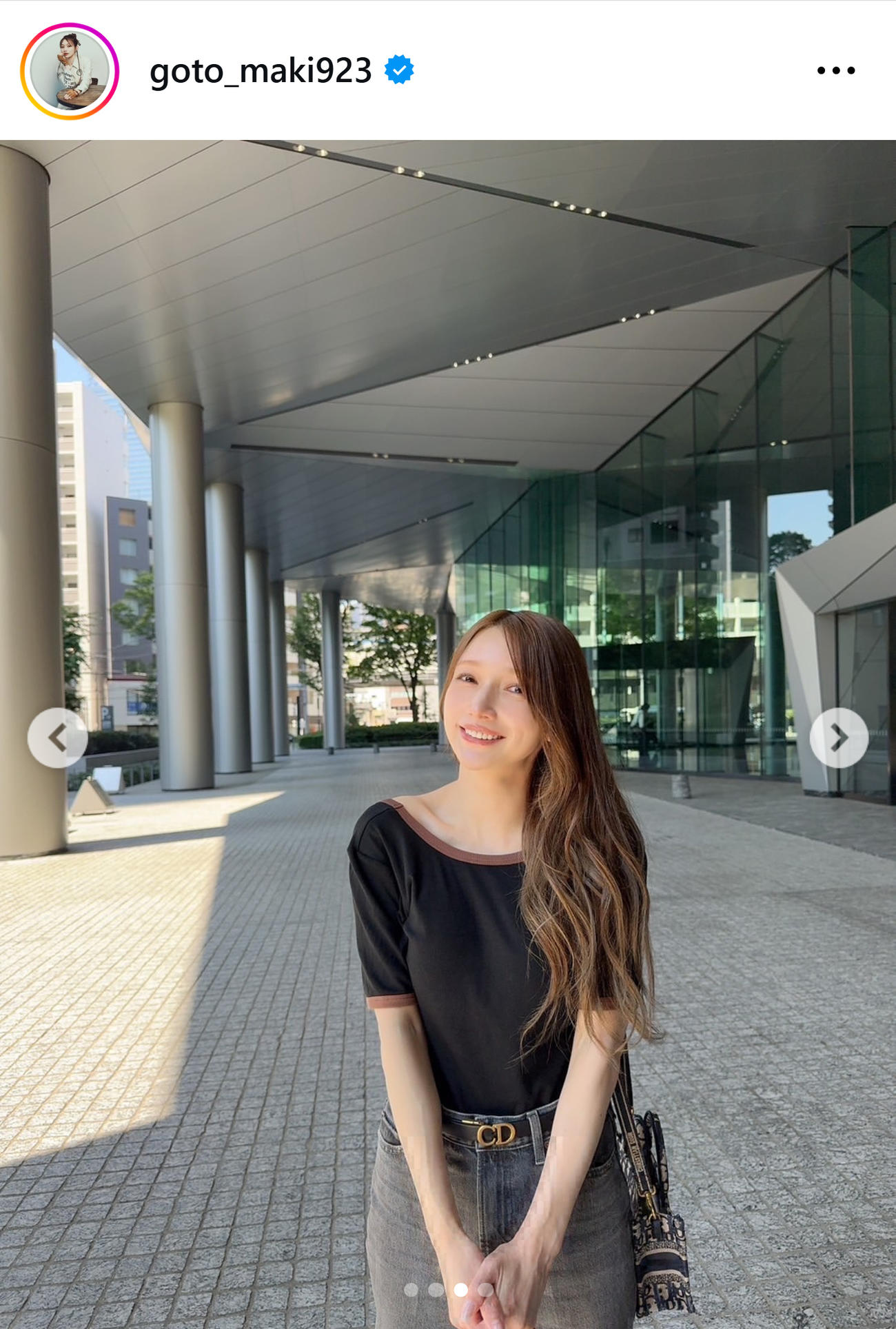 後藤真希のインスタグラムから