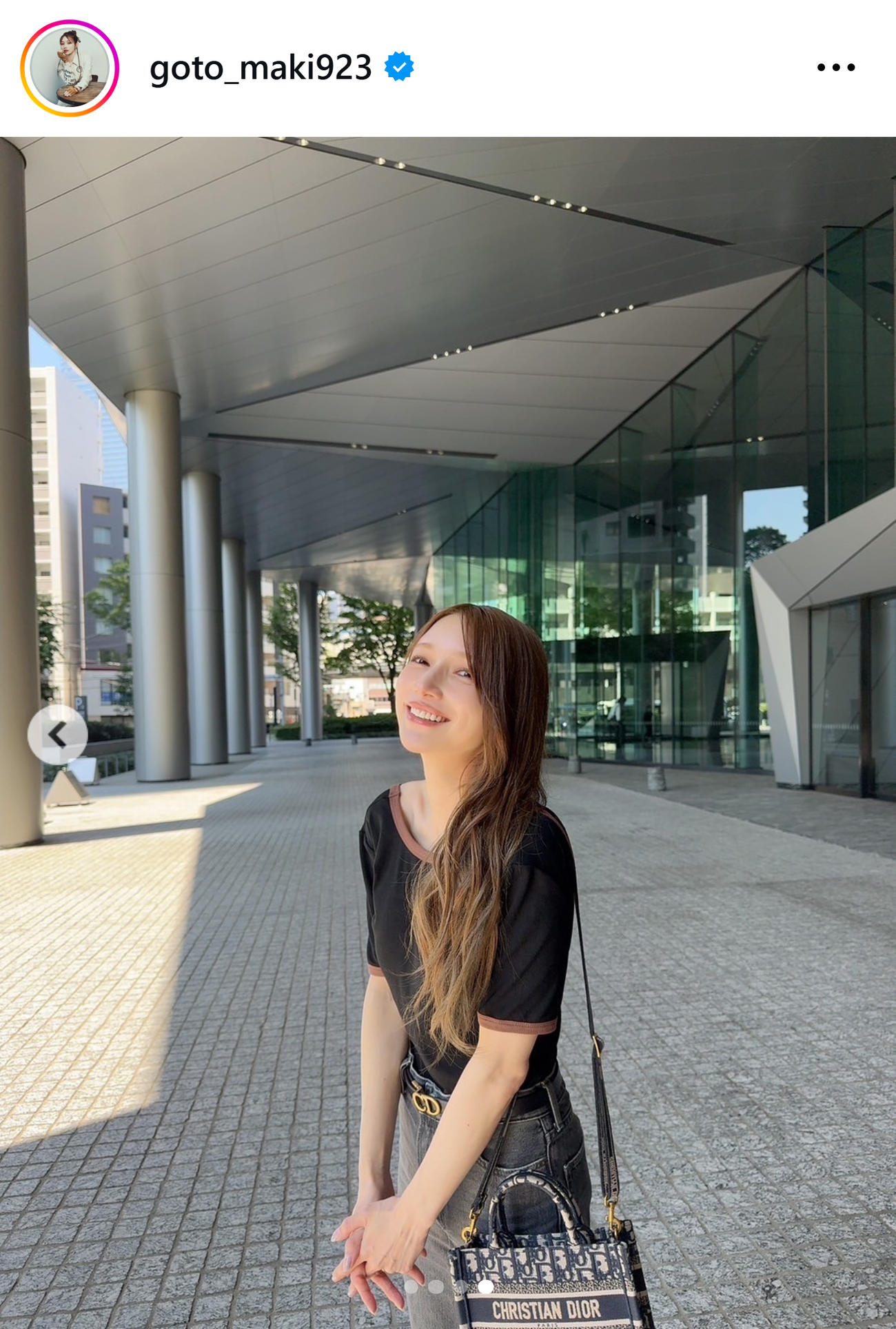 後藤真希のインスタグラムから
