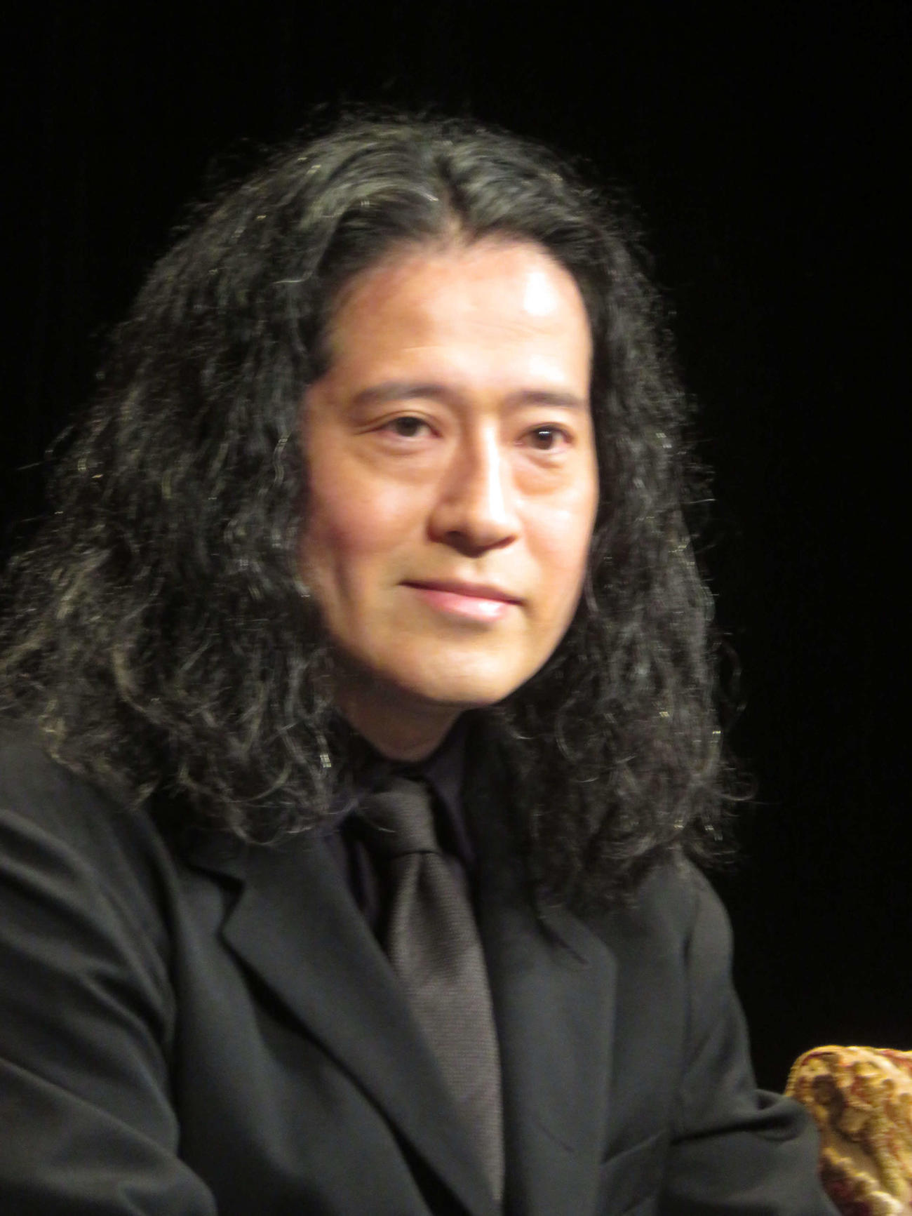 音楽劇「エノケン」制作発表会に出席した又吉直樹（撮影・川田和博）