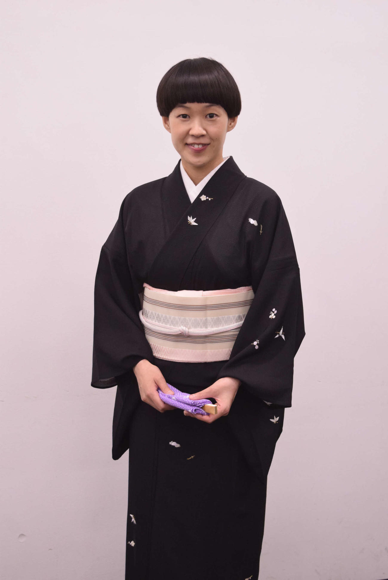 独演会の取材会に出席した桂二葉（撮影・阪口孝志）