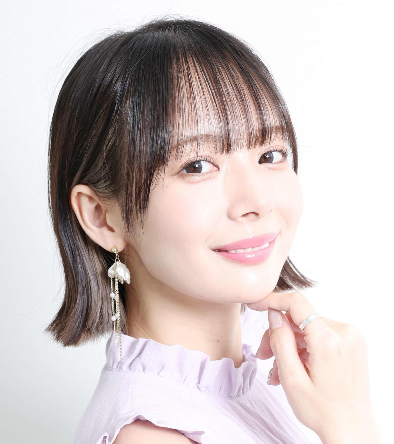 てんちむに「すごい好き、個人的にファン」と言われた岡田紗佳（2024年7月撮影）
