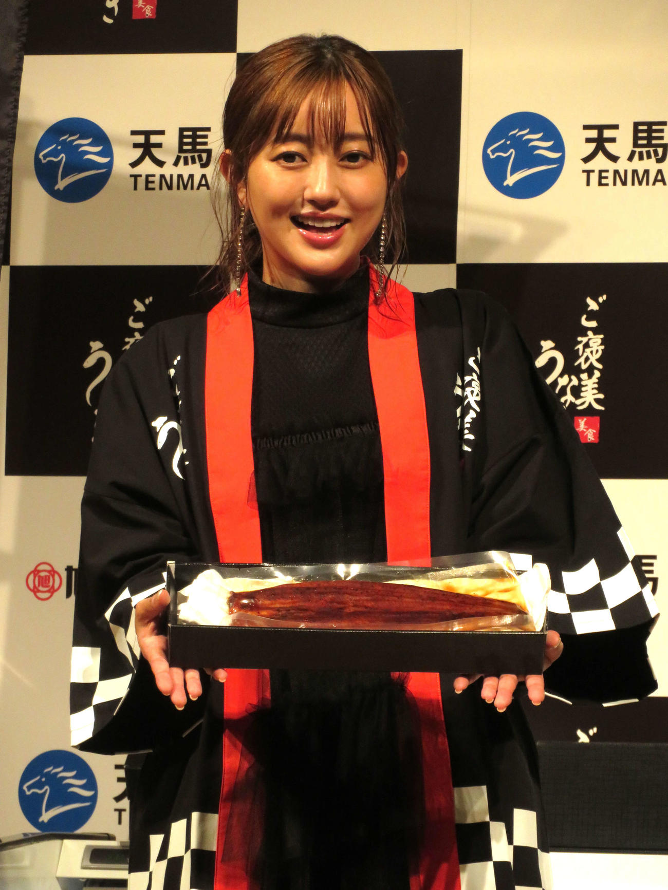 「天馬科技　鰻新ブランド発表会」に出席した菊地亜美