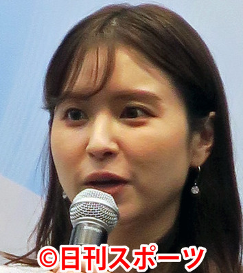 テレビ東京の角谷暁子アナ（2024年撮影）