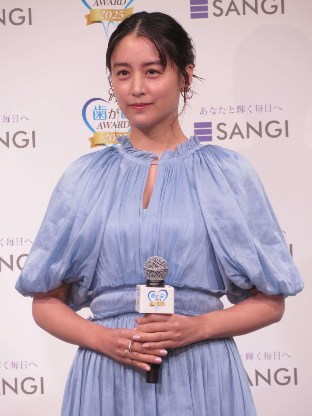 「サンギ歯が命アワード2025」に登壇した山本美月