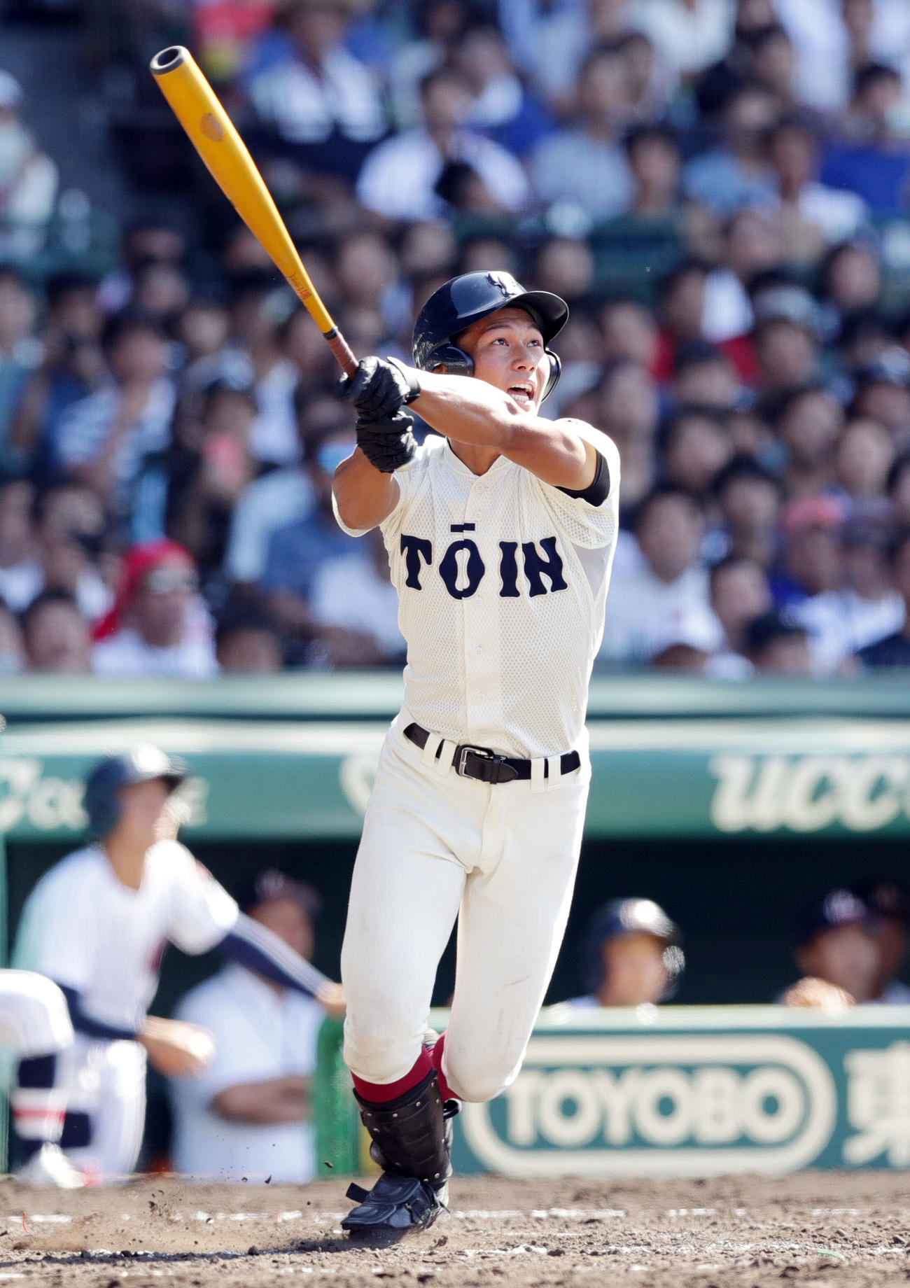大阪桐蔭時代の藤原恭大（2018年8月撮影）