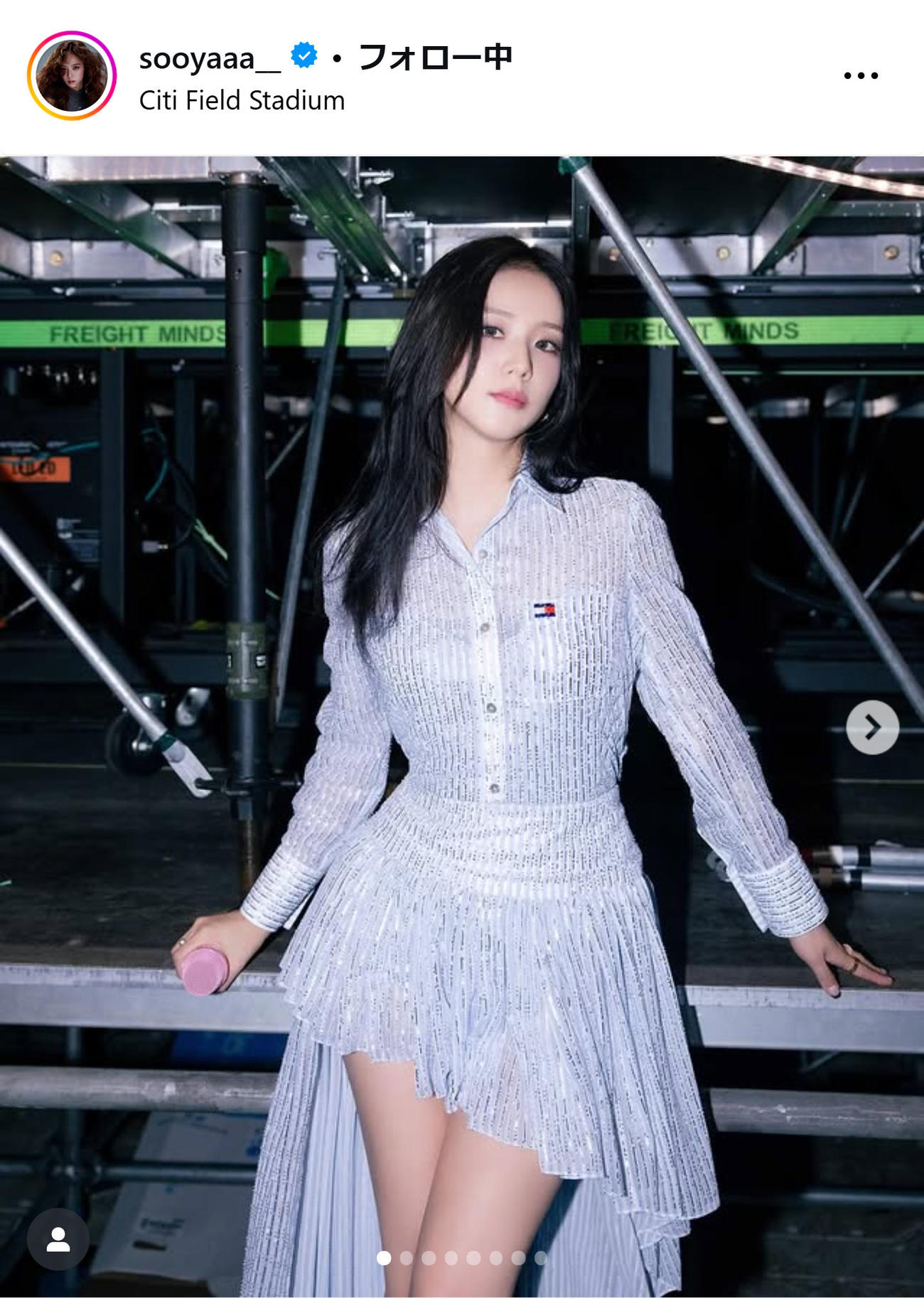 JISOOのインスタグラムから