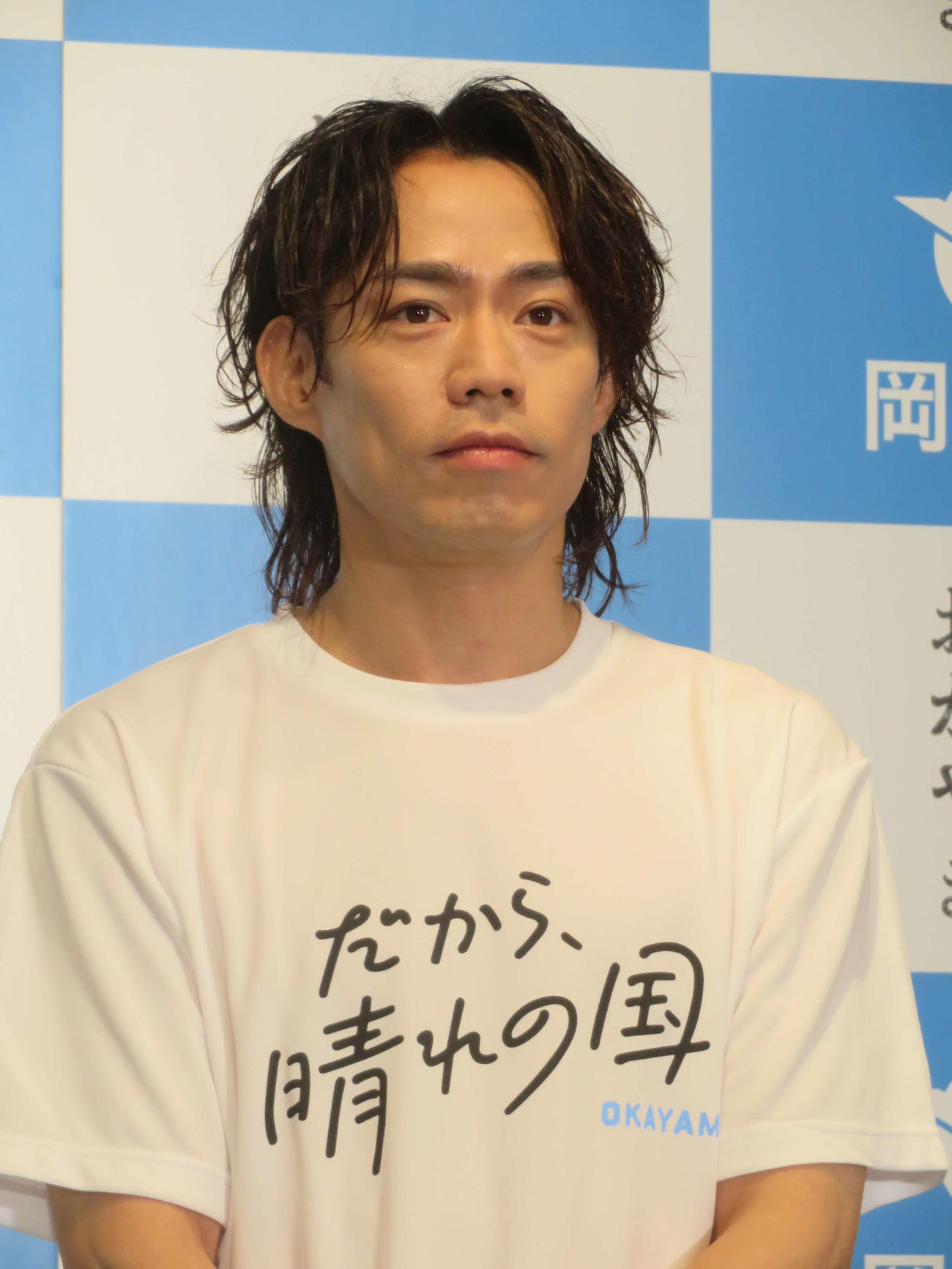 「だから、晴れの国」岡山県PR記者発表会に出席した高橋大輔さん（撮影・川田和博）