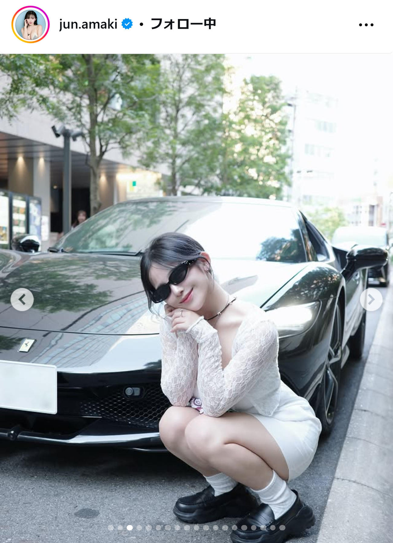 天木じゅんのインスタグラムから