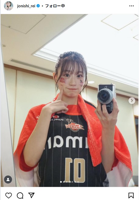 上西怜のインスタグラムから