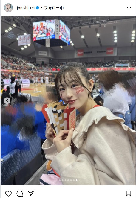 上西怜のインスタグラムから