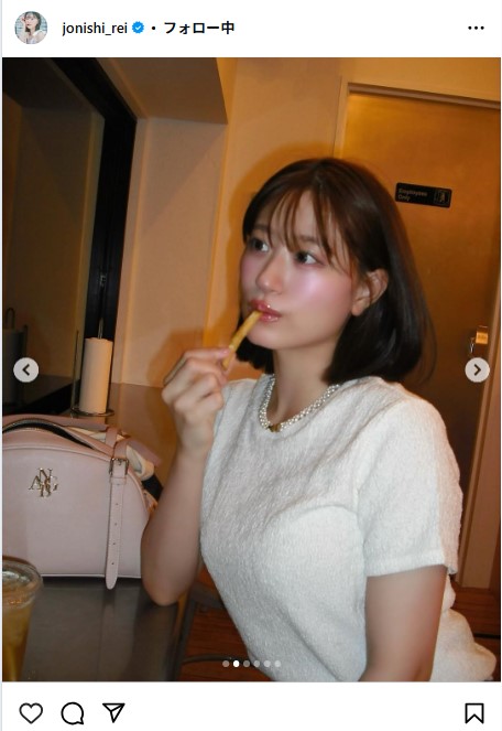 上西怜のインスタグラムから