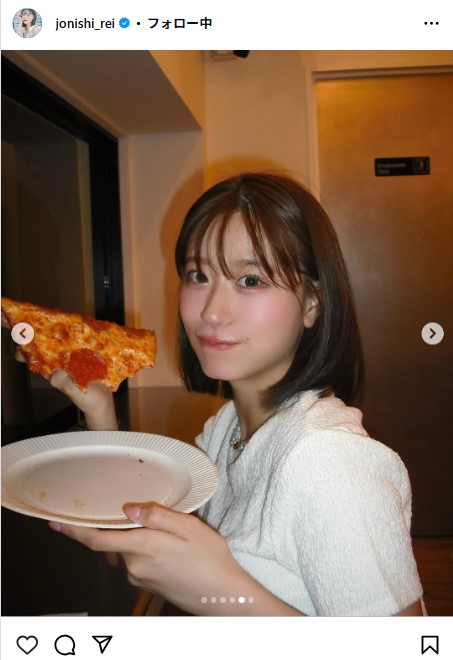 上西怜のインスタグラムから
