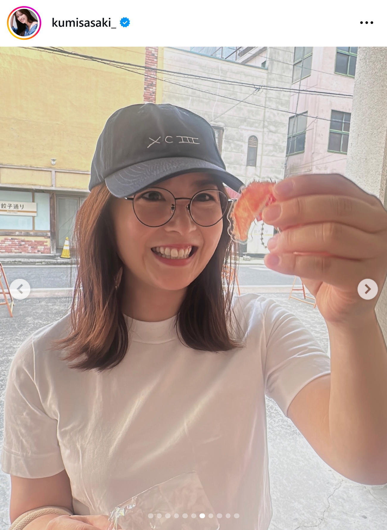 佐々木久美のインスタグラムから