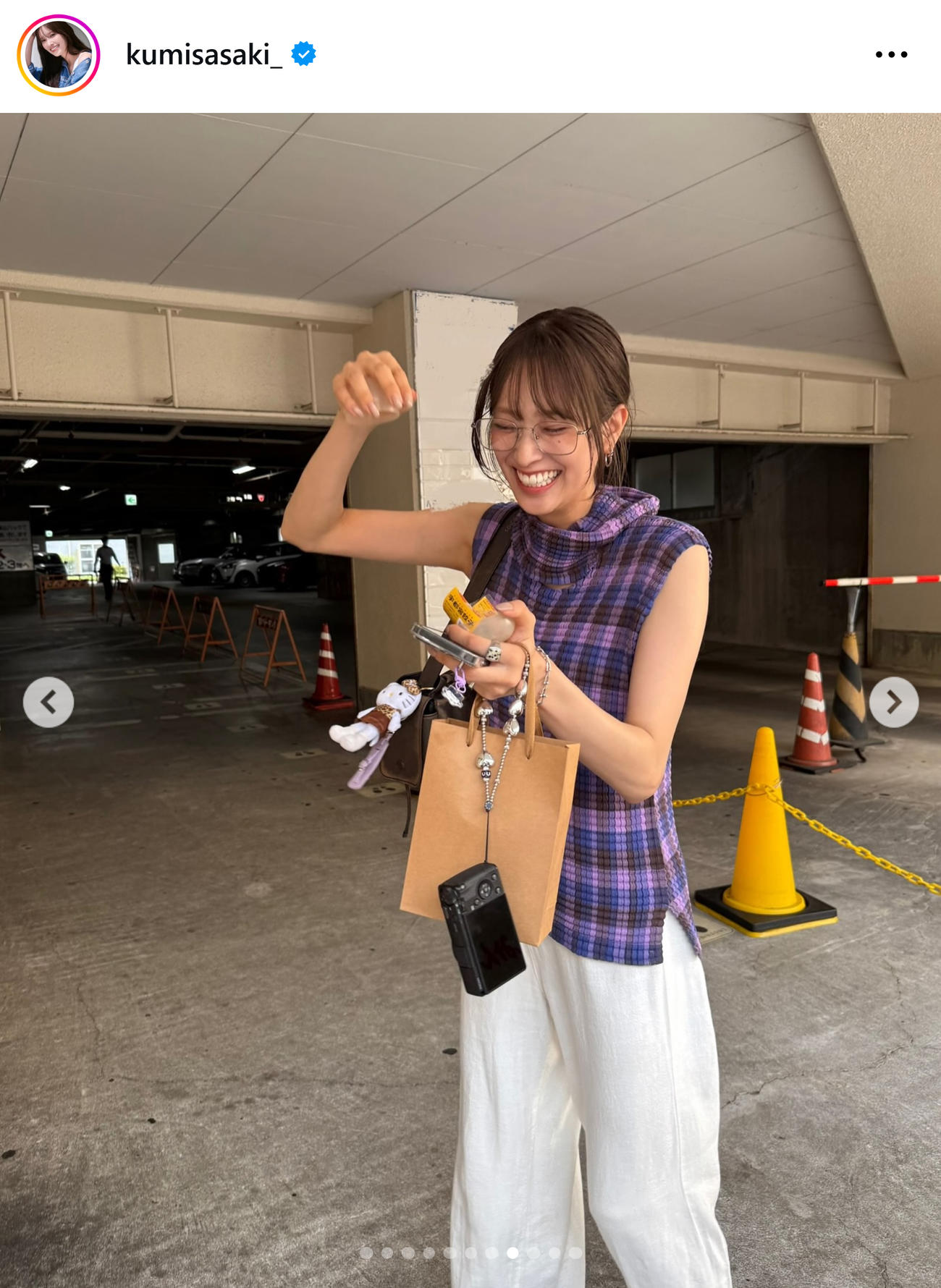 佐々木久美のインスタグラムから