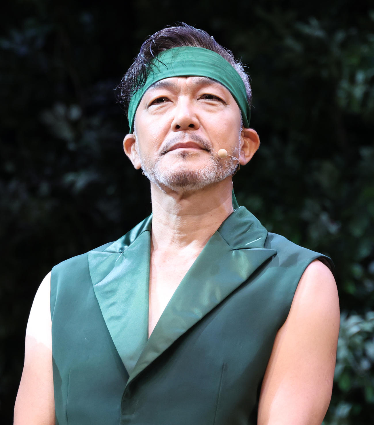 ミュージカル「ナイツ・テイル　ー騎士物語ー」開幕記念会見を行う大澄賢也（撮影・中島郁夫）