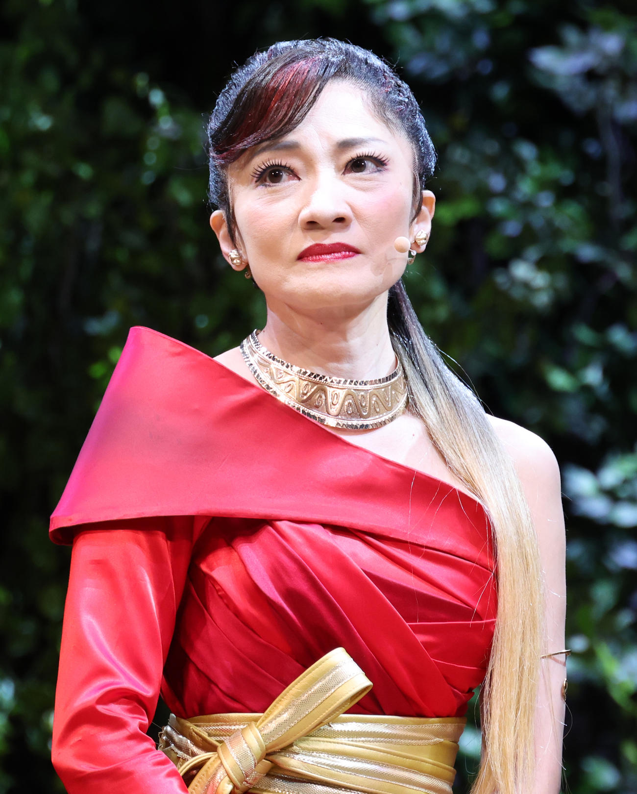 ミュージカル「ナイツ・テイル　ー騎士物語ー」開幕記念会見を行う島田歌穂（撮影・中島郁夫）