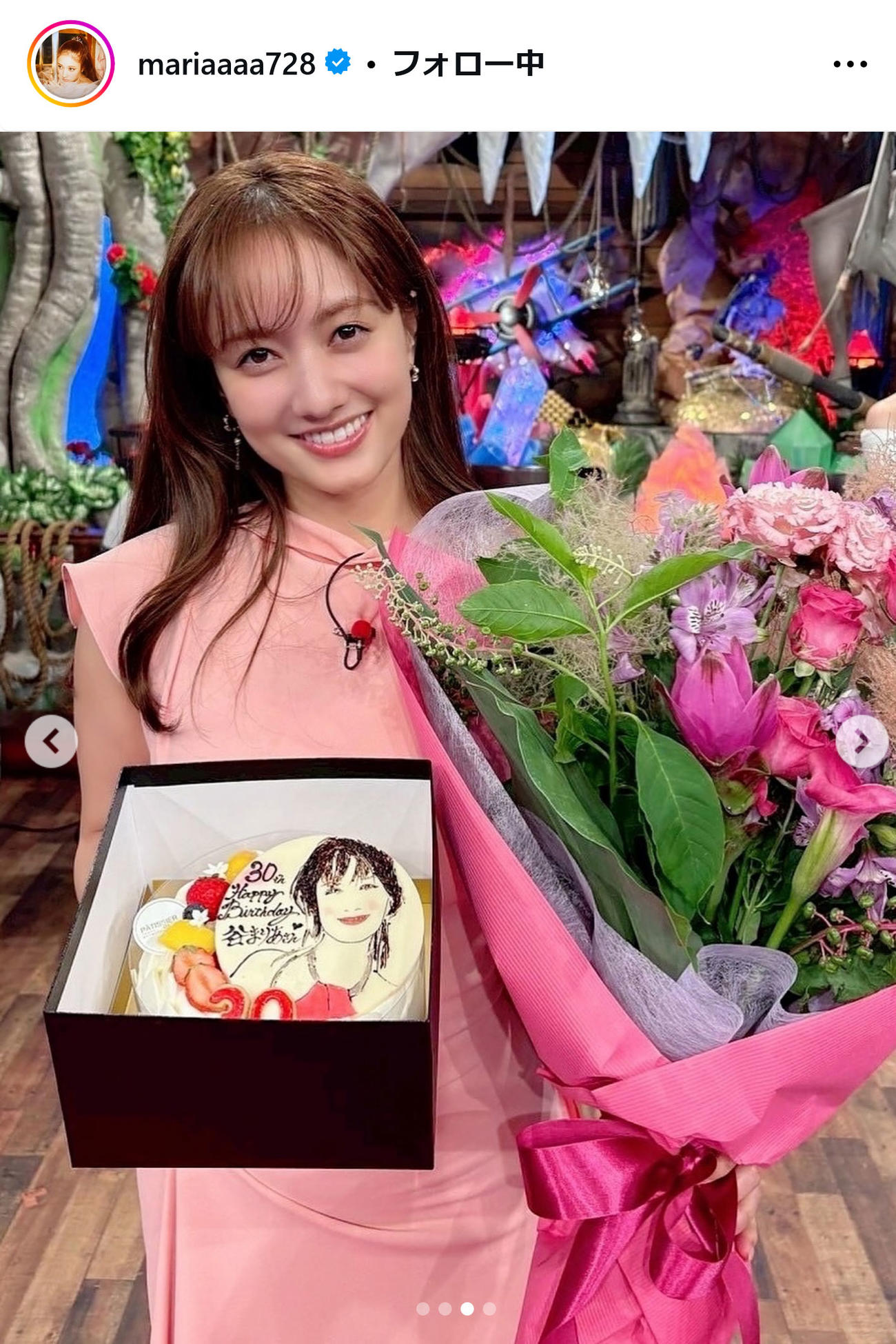 谷まりあインスタグラムから