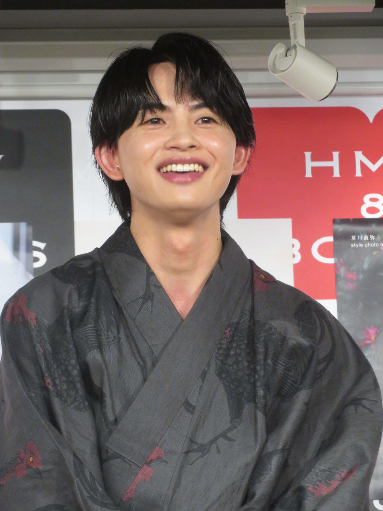 初スタイルフォトブック「直弥いる。」発売記念イベントに出席した草川直弥（撮影・川田和博）
