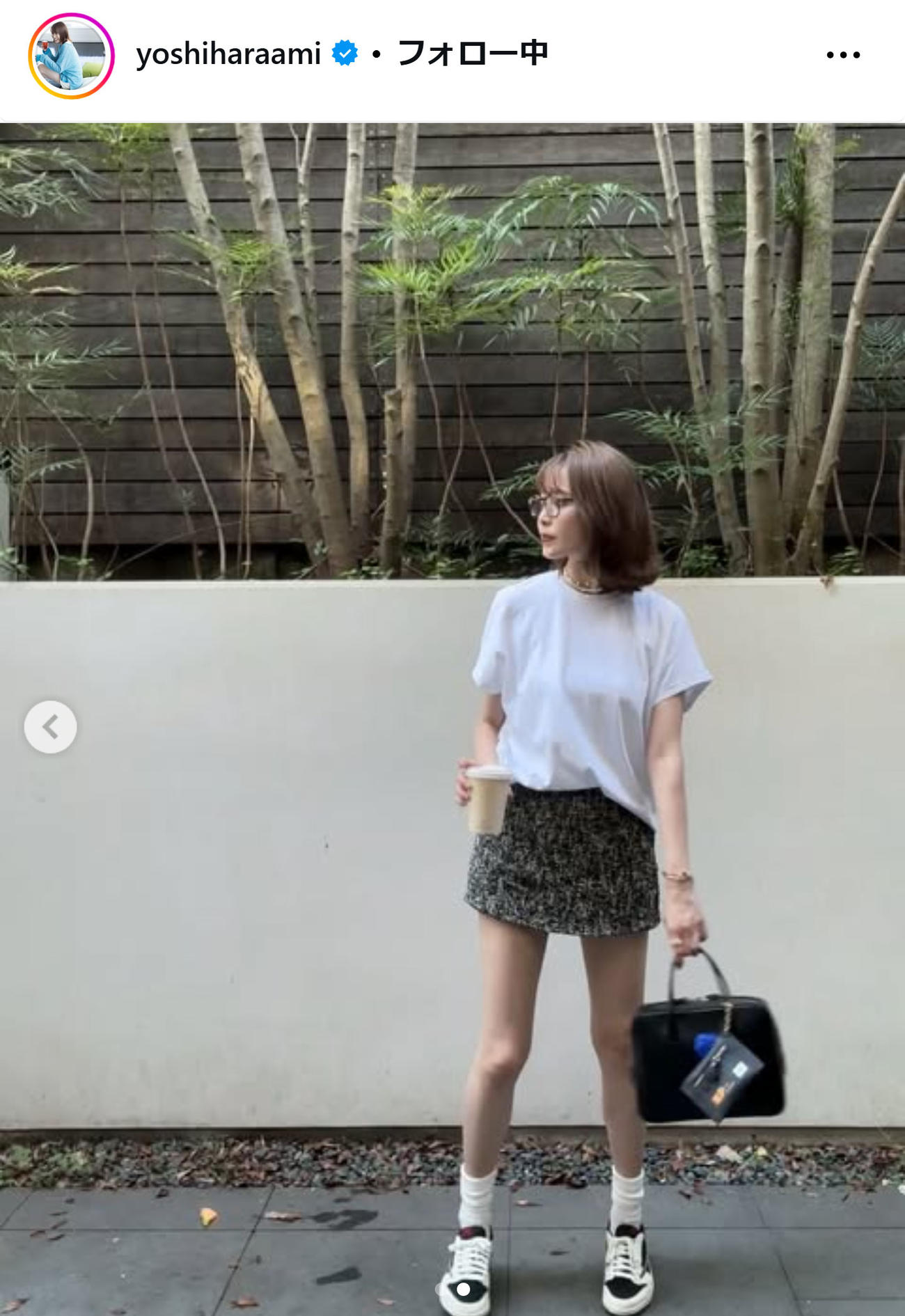 良原安美アナウンサーのインスタグラムから