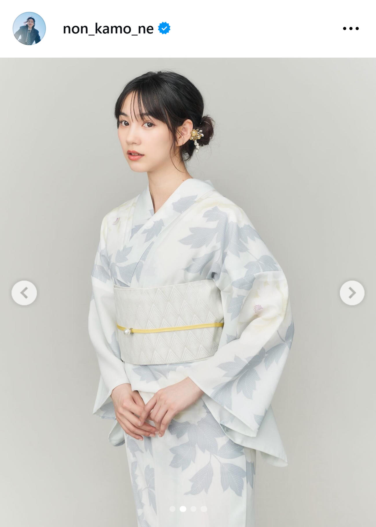 のんのインスタグラムから