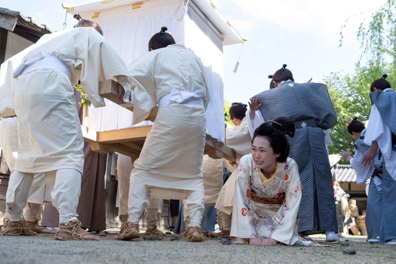NHK大河ドラマ「べらぼう～蔦重栄華乃夢噺～」で花魁の誰袖を演じる福原遥
