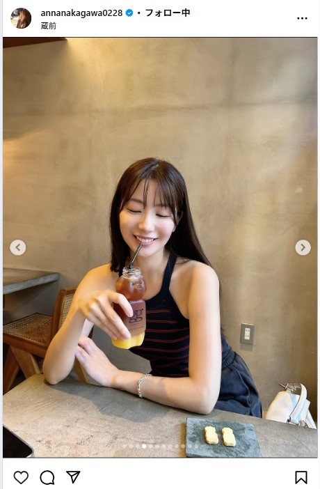 中川杏奈のインスタグラムから