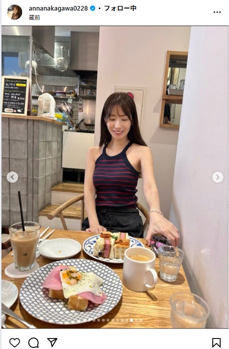 中川杏奈のインスタグラムから
