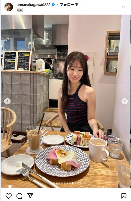 中川杏奈のインスタグラムから