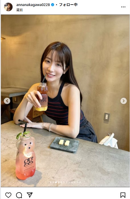 中川杏奈のインスタグラムから