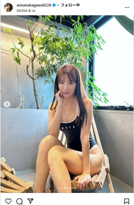中川杏奈のインスタグラムから