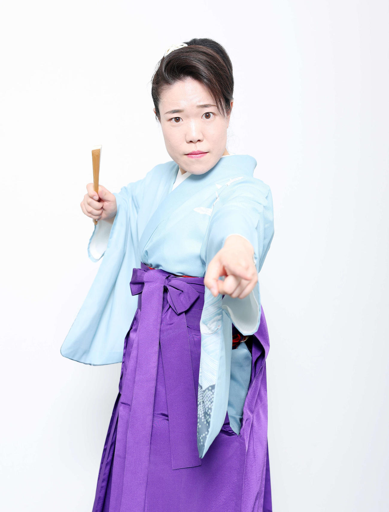 浪曲界を引っ張る国本はる乃（撮影・鈴木正人）