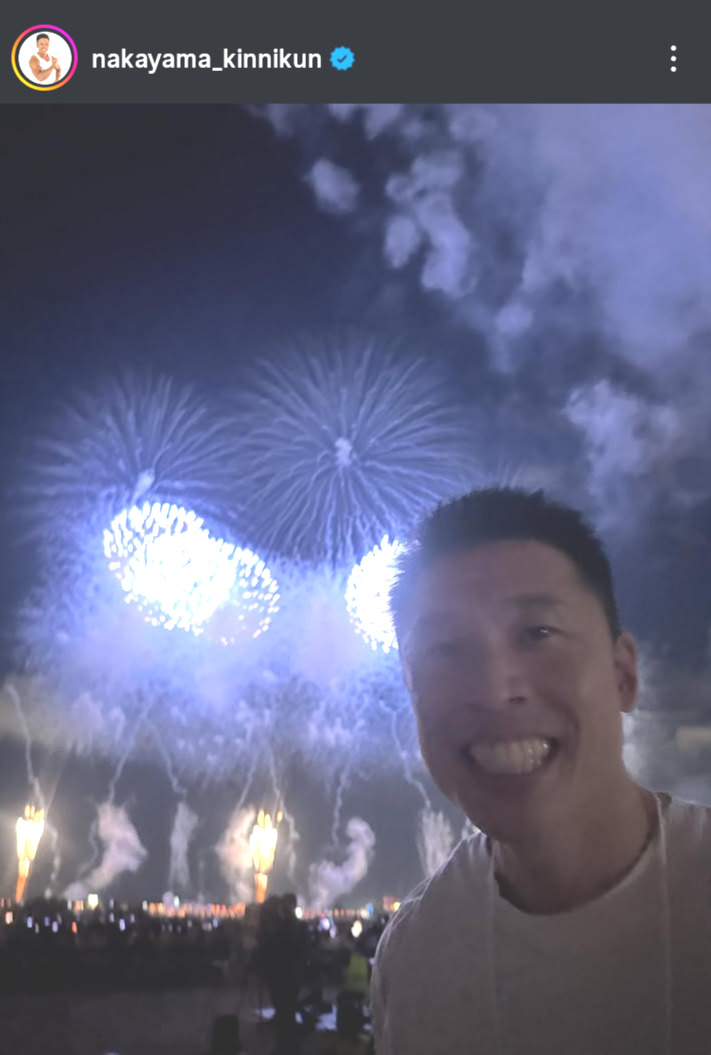 なかやまきんに君のインスタグラムから