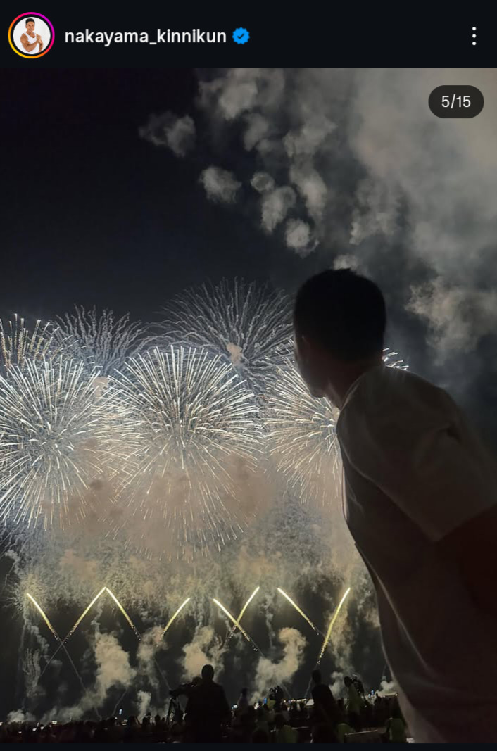 なかやまきんに君のインスタグラムから