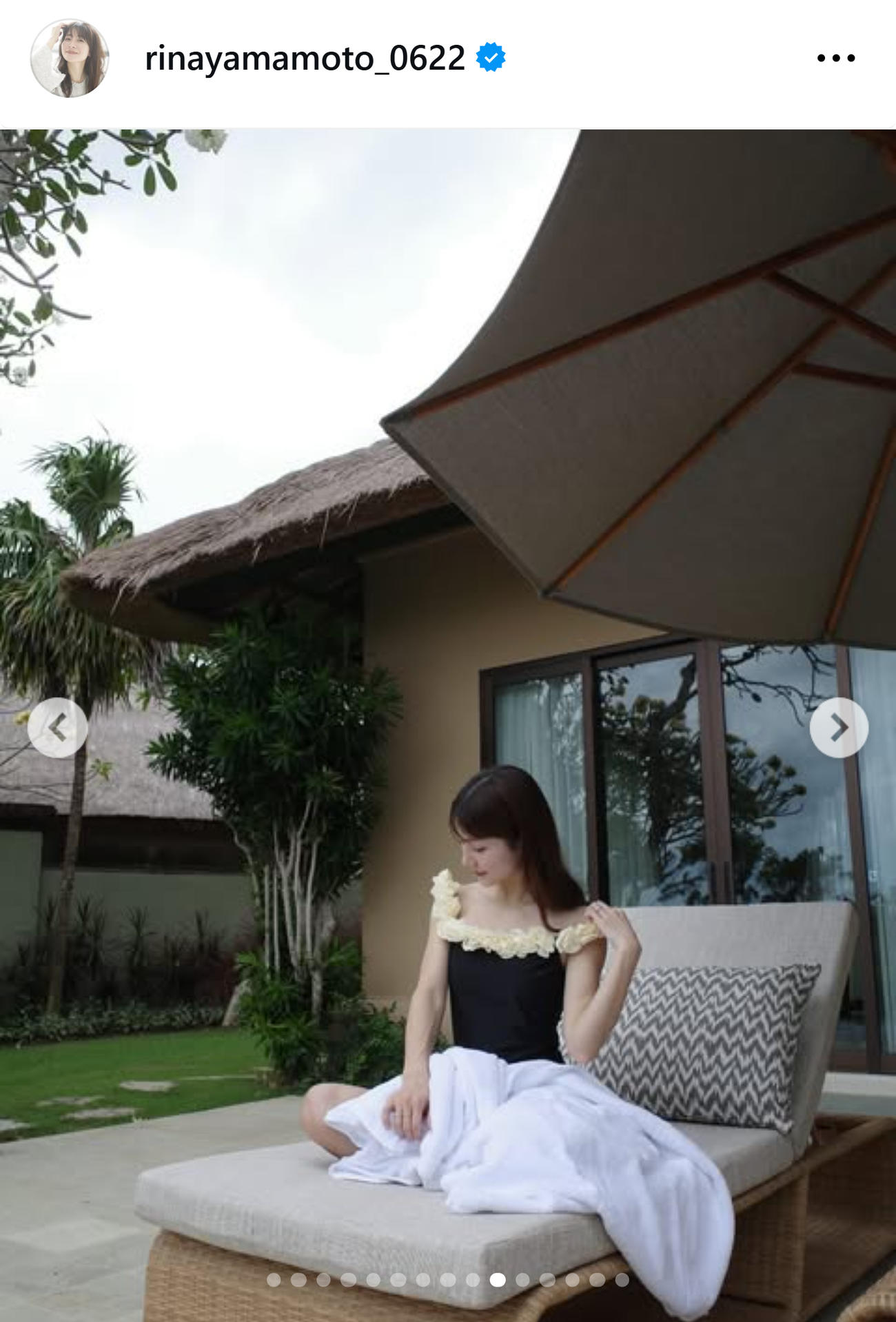 山本里菜のインスタグラムから